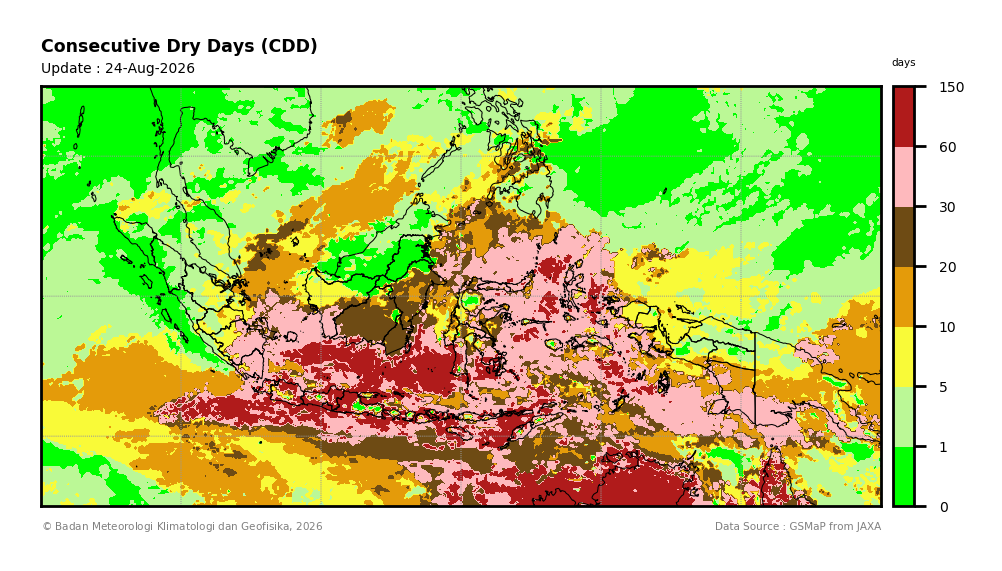 GSMaP Consecutive Dry Days