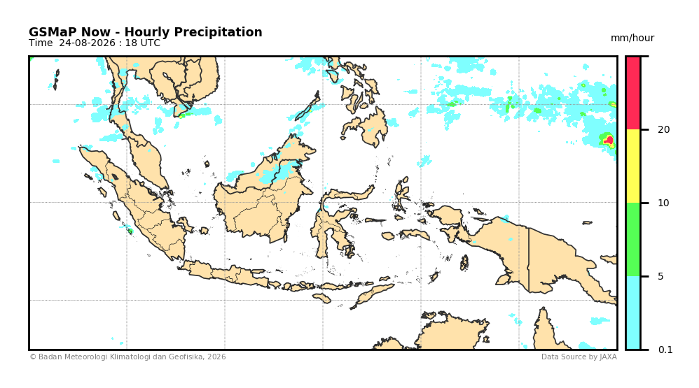 GSMaP Rainrate Hourly